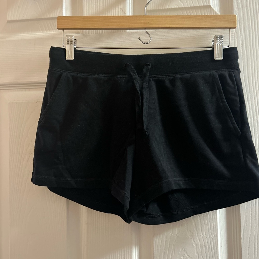 Old Navy Black Soft Cotton Women’s Shorts with Pockets Size Small